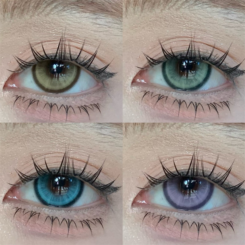 【編號045】月拋隱眼 summer  紫色/棕色/藍色/綠色 0-800度