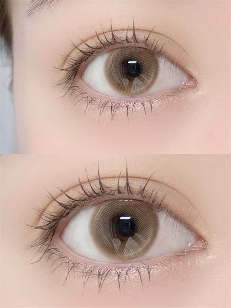 【編號058】半年拋隱眼 CHAORENJUN  pink /gray/brown 0-800度
