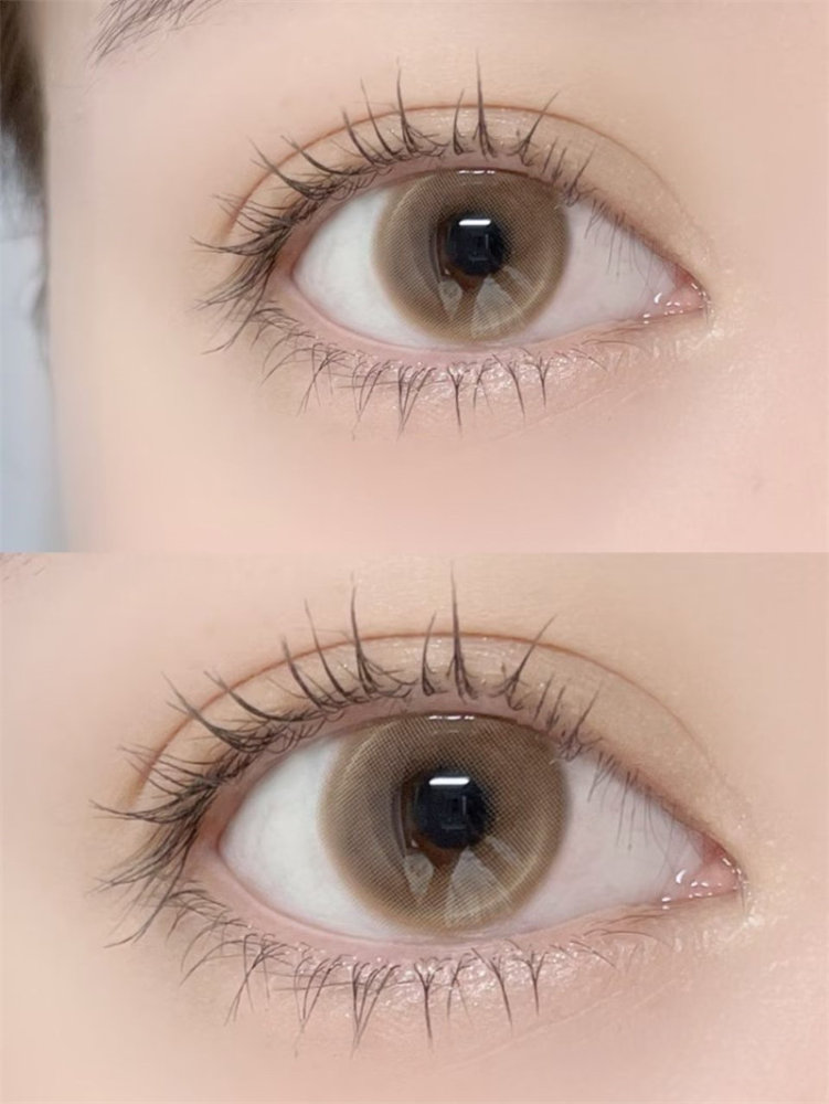 【編號058】半年拋隱眼 CHAORENJUN  pink /gray/brown 0-800度