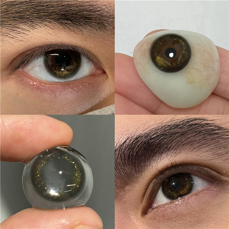 【編號059】半年拋 Brilliant Milky Black 黑色 0-1000度