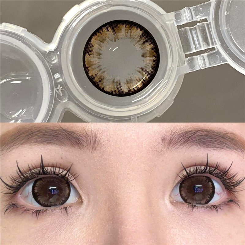 【064】年拋 Mochi 黑灰/咖色/棕色/粉色 0-1000度