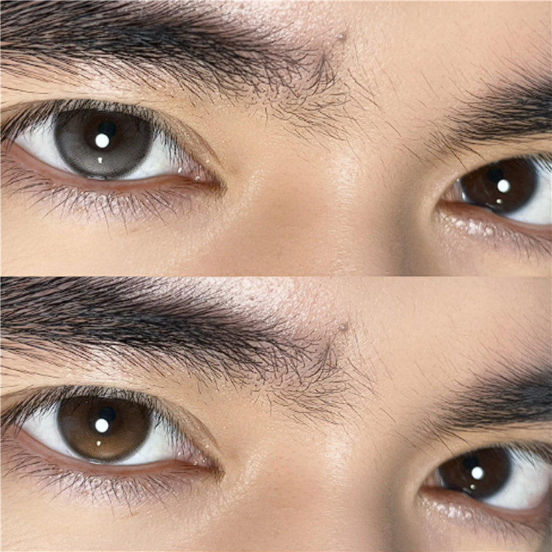 【091】月拋 Brown/Gray棕色/灰色 0-800度