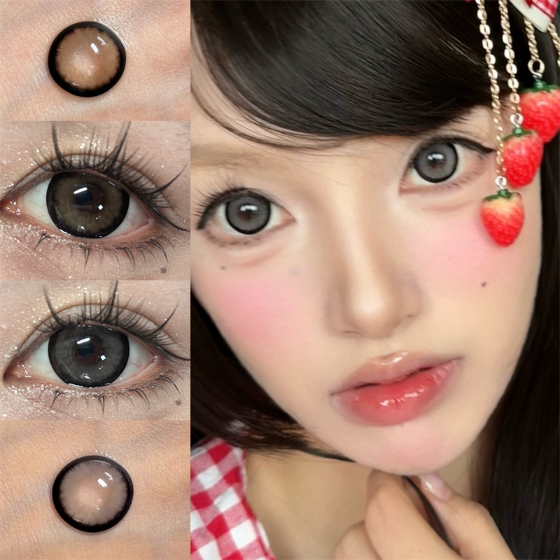 【228】月拋 Brown/Gray 棕色/灰色 0-1000度