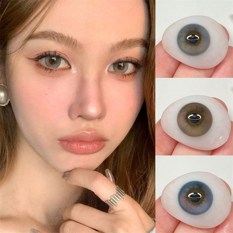 【215】日抛 POP 棕/灰/藍色 0-800度 編號215