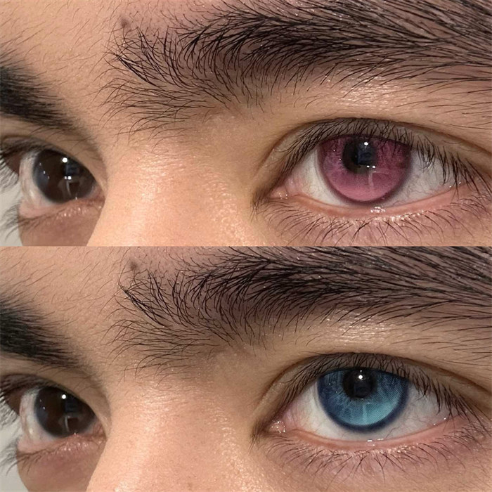 【706】半年拋 BLUE/PINK 藍/玫粉色 0-800度