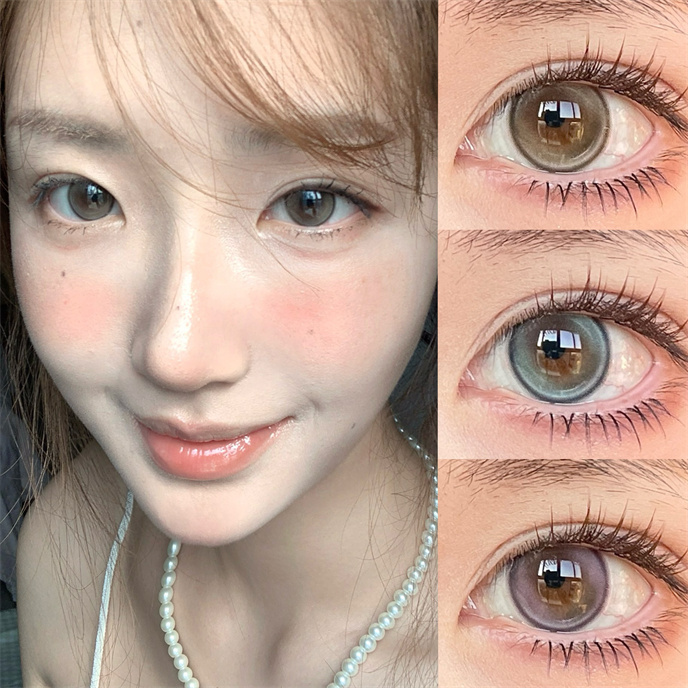 【065】月拋 BROWN/GRAY/BLUE 棕/灰/藍色 0-800度