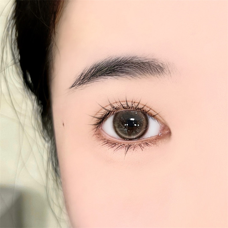 【254】月拋 Kyoto Gray/Swiss Brown  灰色/咖色 0-800度