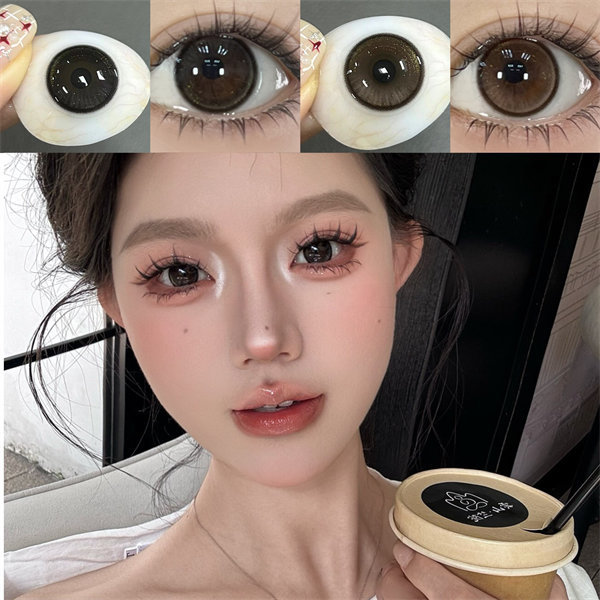 【991】月拋 BLACK/BROWN 黑/棕 0-800度