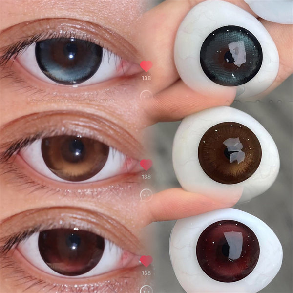 【1060】半年拋 GREEN/BROWN/RED 綠/棕/紅 0-800度