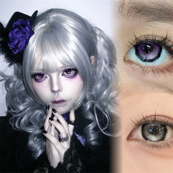 【1092】半年拋 VIOLET/GRAY 紫/灰 0-800度