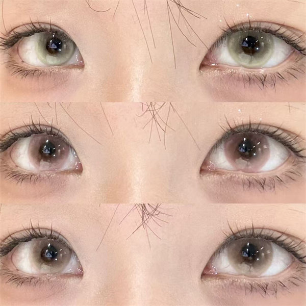 【1247】半年拋 GRAY/PINK/BROWN  黃灰/粉/茶棕 0-800度