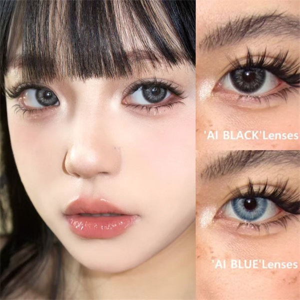 【159】年拋 AI系列 Black/Blue 黑/藍 0-800度