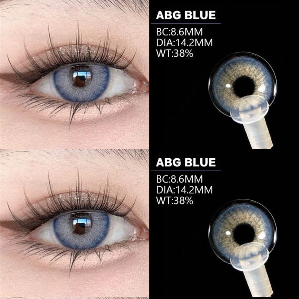 【編號703】年拋 ABG Blue0/藍色  0-800度