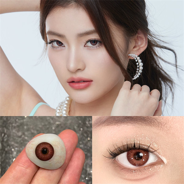 【1386】半年拋 RED/紅棕 0-800度