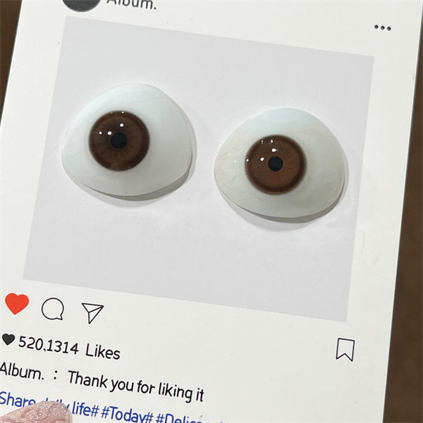 【1389】日抛 BROWN/棕  0-800度