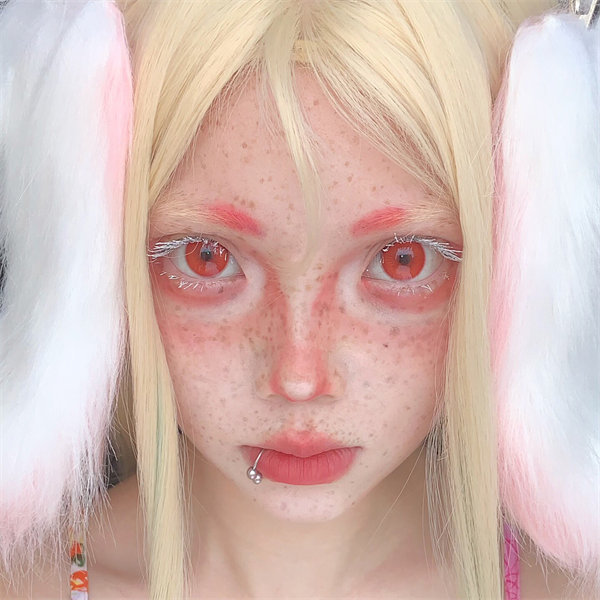 【1744】半年拋 RED/紅 0-1000度