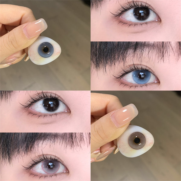 【1876】半年拋 PINK/BLUE 粉/藍 0-800度