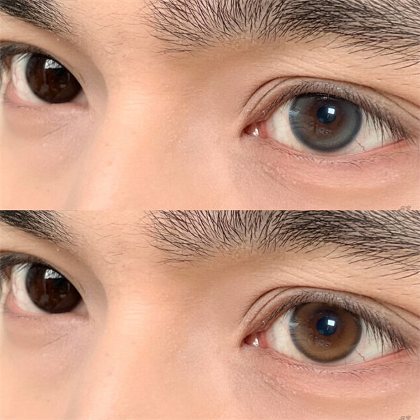 【1840】半年拋 GRAY/BROWN 灰/棕 0-800度