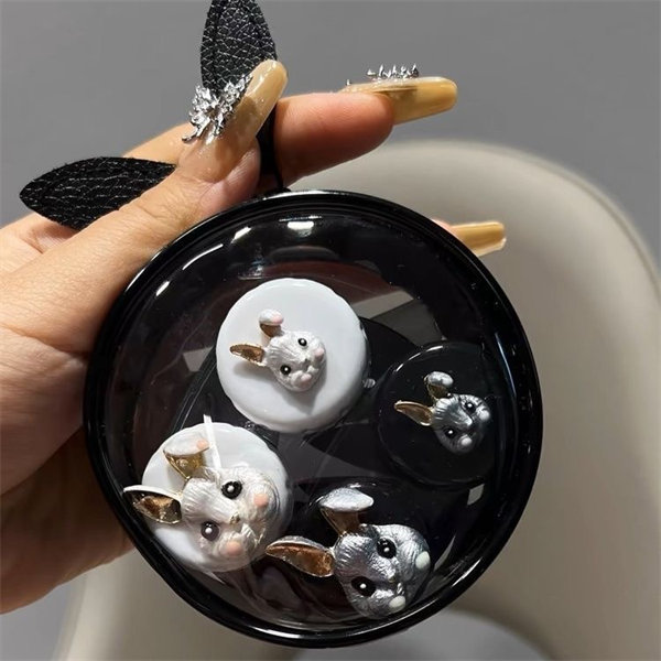 【可愛高檔高顏值】隱眼盒 水盒子兩副裝SH55