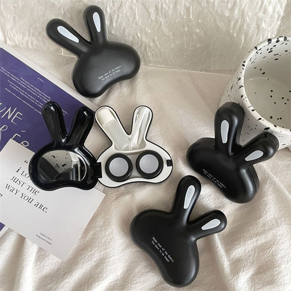 【兔兔耳朵可愛】隱眼盒 水盒子單副裝SH33