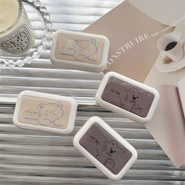 【輕奢小熊款】隱眼盒 水盒子單副裝SH38