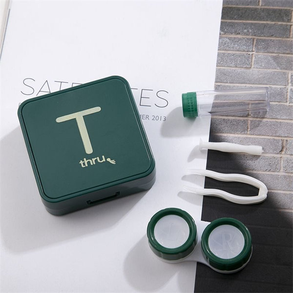 【字母簡約款】隱眼盒 水盒子單副裝SH40