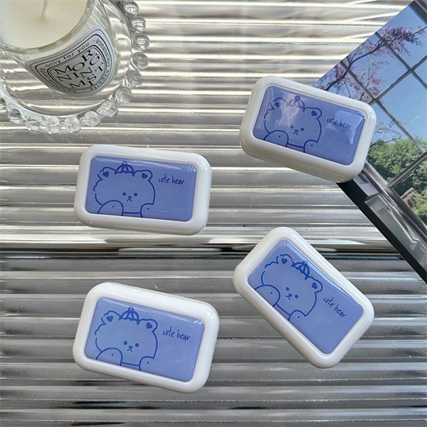 【輕奢小熊款】隱眼盒 水盒子單副裝SH38