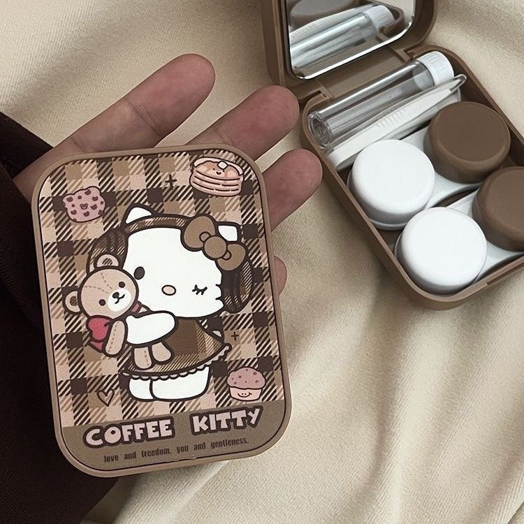 【美拉德ins高級】隱眼盒 水盒子單副裝SH35