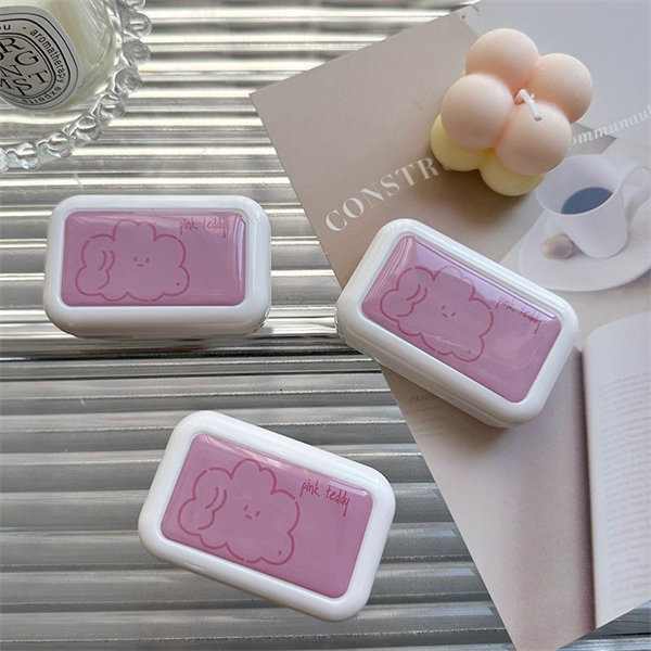【輕奢小熊款】隱眼盒 水盒子單副裝SH38
