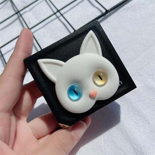 【異瞳貓咪簡約】隱眼盒 水盒子單副裝SH42