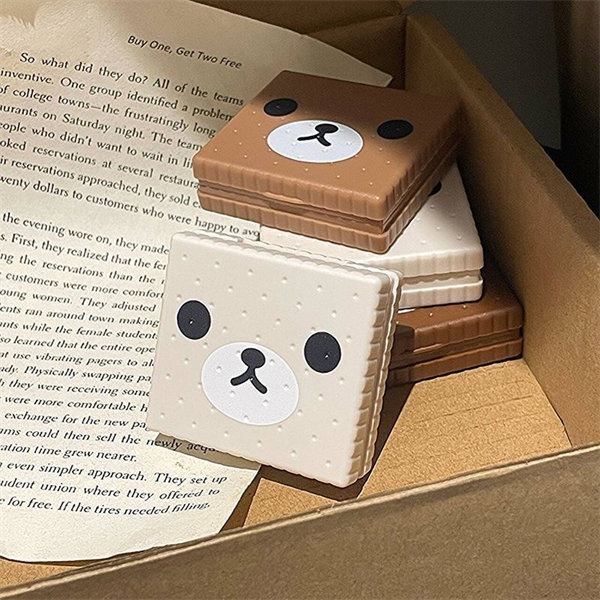 【高顏值可愛小熊】隱眼盒 水盒子單副裝SH48