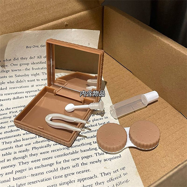 【高顏值可愛小熊】隱眼盒 水盒子單副裝SH48