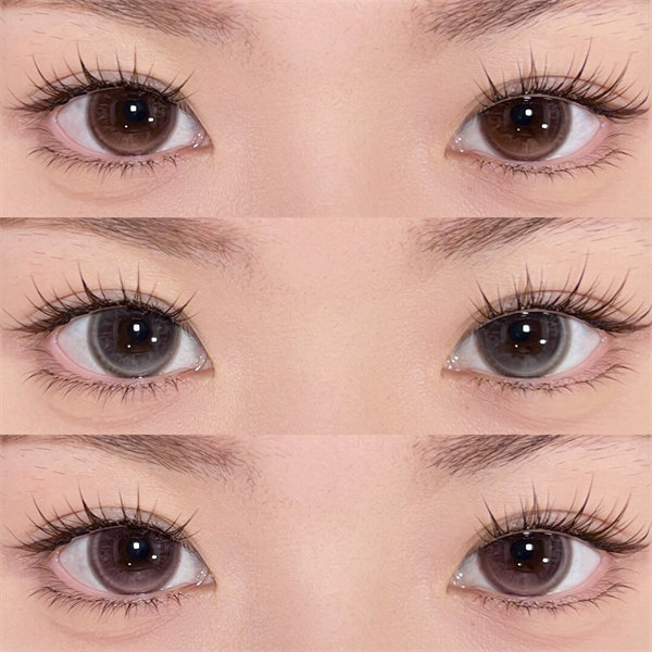 【2055】半年拋  BROWN/GRAY/PINK 棕/灰/粉 0-800度