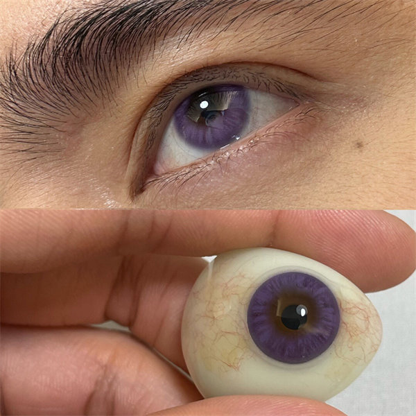 【編號385】月拋 PURPLE 紫色 0-1000度