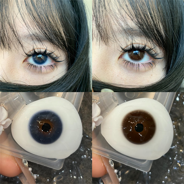 【0413】半年抛 BLUE/COFFEE 藍/咖 0-1000度
