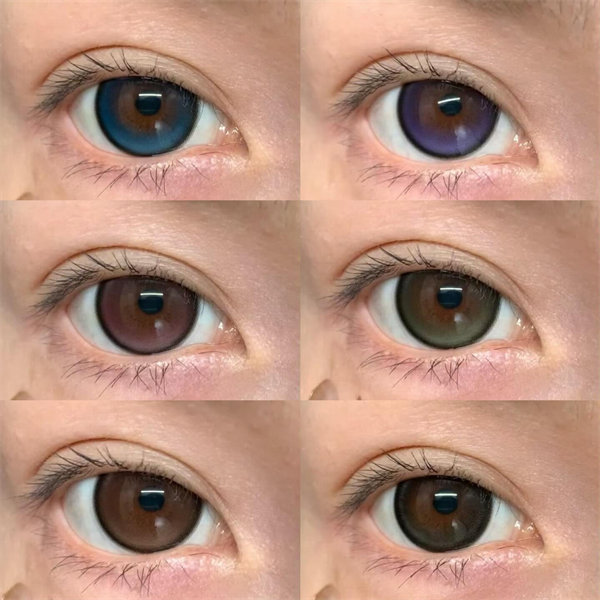 【0776】半年抛 BLUE/VIOLET/PINK/GREEN/BROWN/BLACK 藍/紫/粉/綠/棕/黑 0-800度