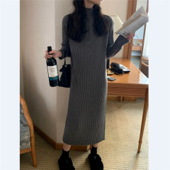 Medium length knitted dress