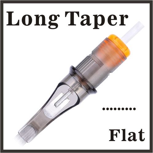 ELITE 3 Needle Cartridges -Long Taper Flat 0.35mm