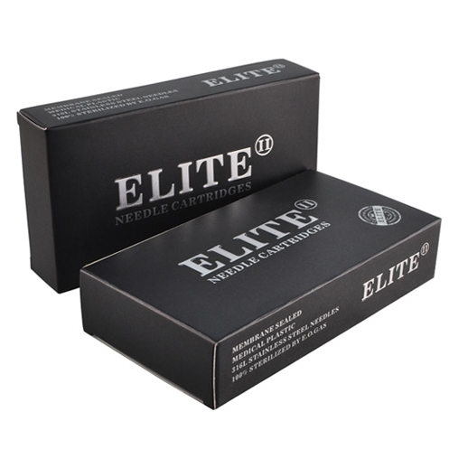 ELITE 2 Needle Cartridges - Long Taper Flat 0.35mm