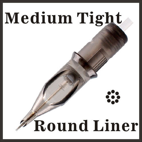 ELITE 2 Needle Cartridges - Medium Tight Round Liner 0.35mm