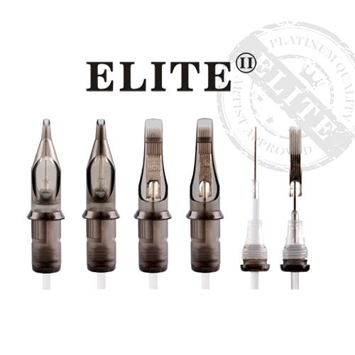 ELITE 2 Needle Cartridges - Long Taper Stipple Shader 0.35mm