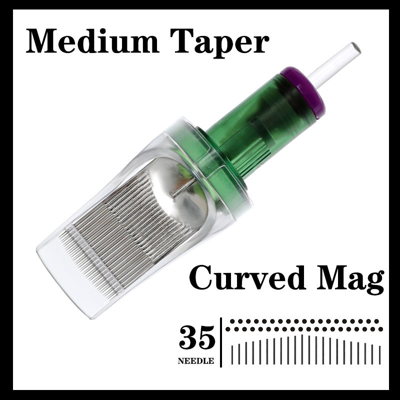 ELITE INFINI Super Curved Magnum Needle Cartridges - Medium Taper 0.35mm