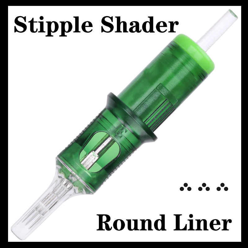 ELITE INFINI Needle Cartridge-Long Taper Stipple Shader 0.35mm