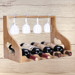 Wine and goblet organizer