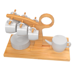 bamboo tea drink set
