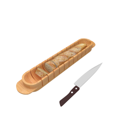 Grinding tool for cutting baguette and loaf bread