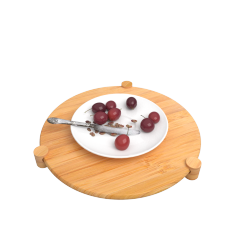 Barbecue inventory heart plate bowl mat