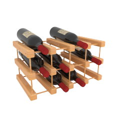Simple Red Wine Storage Rack