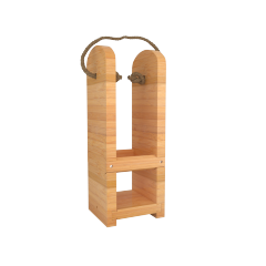 Handheld queue wine basket