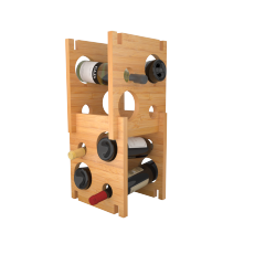 Building block style wine storage